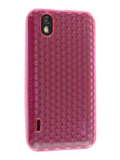 TPU Gel Case for LG Optimus Black P970 - Diamond Pink