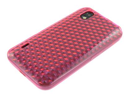 TPU Gel Case for LG Optimus Black P970 - Diamond Pink