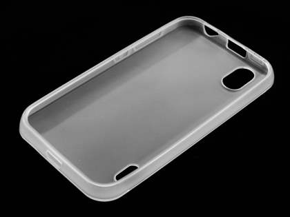 TPU Gel Case for LG Optimus Black P970 - Frosted White