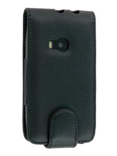 Synthetic Leather Flip Case for Nokia X7 - Black Synthetic Leather Flip Case for Nokia X7 - Black