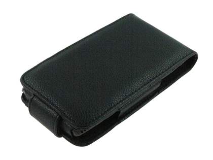 Synthetic Leather Flip Case for Nokia X7 - Black