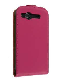 Synthetic Leather Flip Case for HTC Desire S - Pink