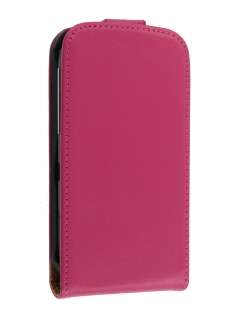 Synthetic Leather Flip Case for HTC Desire S - Pink