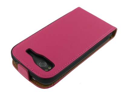 Synthetic Leather Flip Case for HTC Sensation - Pink