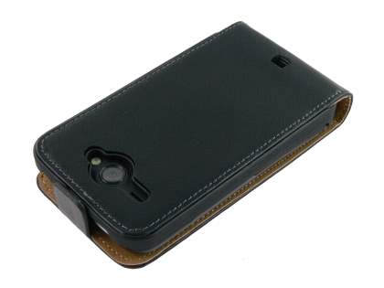 Synthetic Leather Flip Case for HTC ChaCha - Black