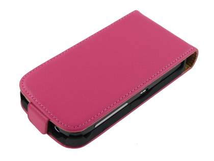 Synthetic Leather Flip Case for HTC Desire S - Pink