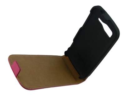 Synthetic Leather Flip Case for HTC Sensation - Pink