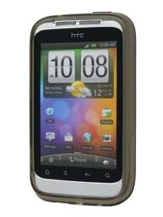 HTC Wildfire S TPU Gel Case - Frosted Grey