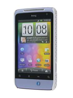 HTC Salsa Mesh Case - Pearl White