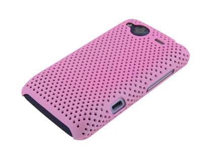 HTC Salsa Mesh Case - Cerise Pink