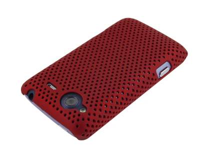 HTC Salsa Mesh Case - Burgundy Red