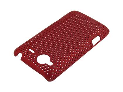 HTC Salsa Mesh Case - Burgundy Red