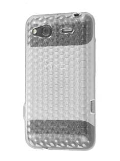 HTC Salsa TPU Gel Case - Diamond Clear