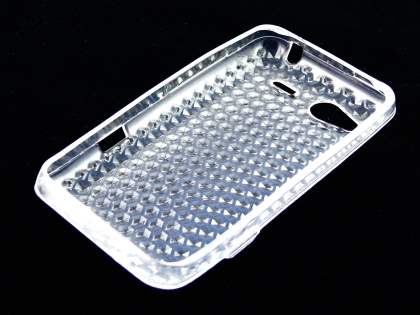 HTC Salsa TPU Gel Case - Diamond Clear