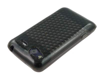 HTC Salsa TPU Gel Case - Diamond Grey