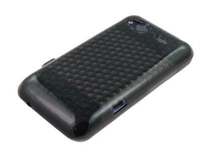 HTC Salsa TPU Gel Case - Diamond Grey