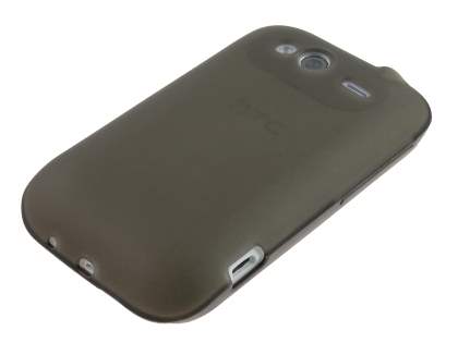 HTC Wildfire S TPU Gel Case - Frosted Grey