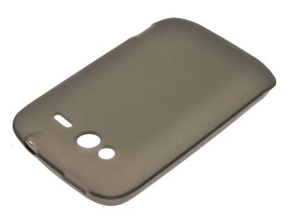 HTC Wildfire S TPU Gel Case - Frosted Grey
