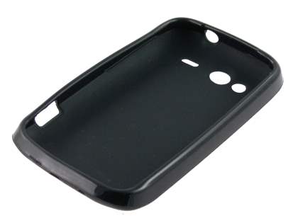 HTC Wildfire S TPU Gel Case - Frosted Black
