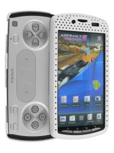 HoneyComb Case for Sony Ericsson Xperia Play 4G - White