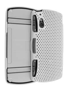 HoneyComb Case for Sony Ericsson Xperia Play 4G - White