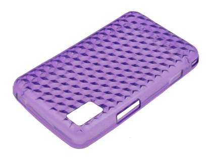 TPU Gel Case for F480 - Diamond Purple