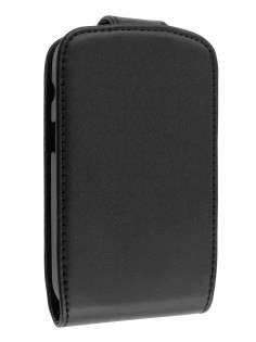 Synthetic Leather Flip Case for BlackBerry Bold 9900 - Black
