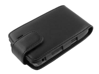 Synthetic Leather Flip Case for BlackBerry Torch 9810/9800 - Black