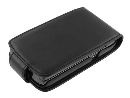 Synthetic Leather Flip Case for BlackBerry Torch 9810/9800 - Black