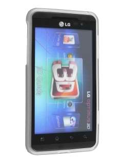 TPU Gel Case for LG Optimus 3D P920 - Frosted Clear