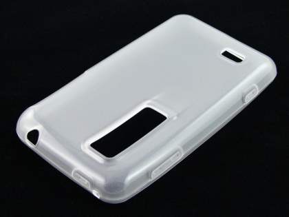 TPU Gel Case for LG Optimus 3D P920 - Frosted Clear