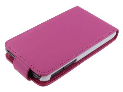 Synthetic Leather Flip Case for LG Optimus 3D P920 - Pink