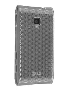 TPU Gel Case for LG GT540 Optimus - Diamond Clear