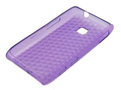 TPU Gel Case for LG GT540 Optimus - Diamond Purple