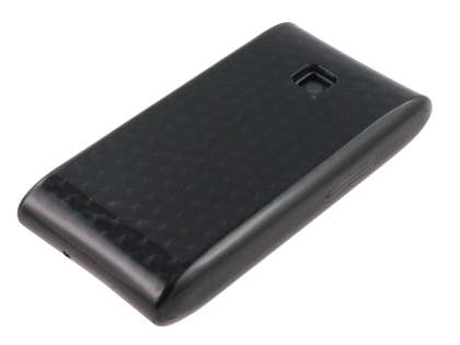 TPU Gel Case for LG GT540 Optimus - Diamond Grey