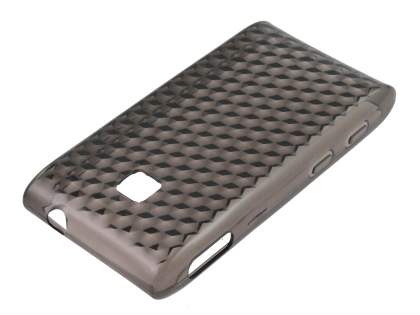 TPU Gel Case for LG GT540 Optimus - Diamond Grey
