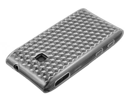 TPU Gel Case for LG GT540 Optimus - Diamond Clear