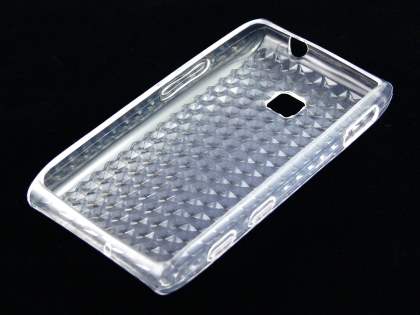 TPU Gel Case for LG GT540 Optimus - Diamond Clear