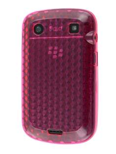TPU Gel Case for BlackBerry Bold 9900 - Diamond Pink