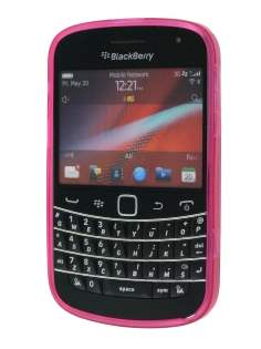 TPU Gel Case for BlackBerry Bold 9900 - Diamond Pink