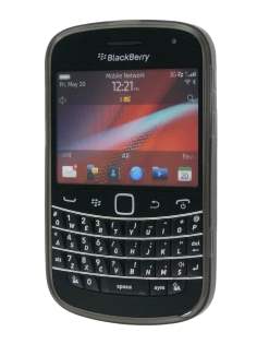 TPU Gel Case for BlackBerry Bold 9900 - Diamond Grey