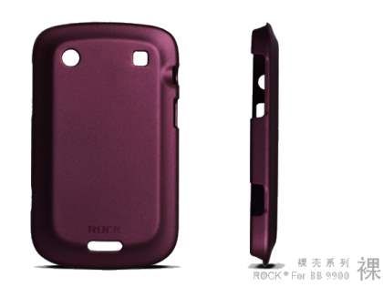 ROCK Nakedshell Case for BlackBerry Bold 9900 - Burgundy Red