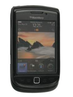BlackBerry Torch 9810/9800 Dual-Design Case Without Front Screen Cover - Black/Grey