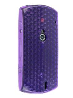 TPU Gel Case for Sony Ericsson Xperia neo - Diamond Purple