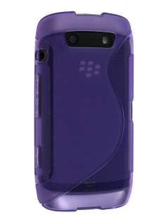 Wave Case for BlackBerry Torch 9860 - Frosted Purple