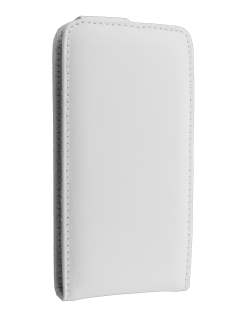 Sony Ericsson XPERIA Arc/Arc S Genuine Leather Flip Case - White