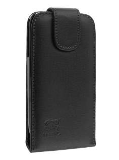 Nokia E72 Synthetic Leather Flip Case - Black