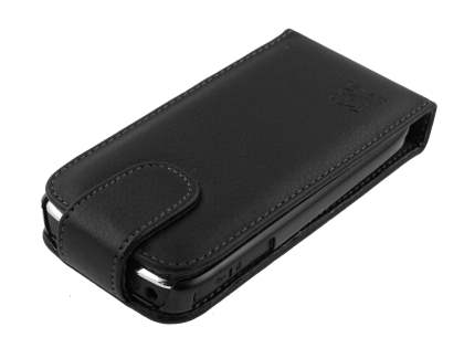 Nokia E72 Synthetic Leather Flip Case - Black