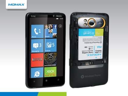 MOMAX X-Level PDA Battery for HTC HD7/ Wildfire S MOMAX X-Level PDA Battery for HTC HD7/ Wildfire S