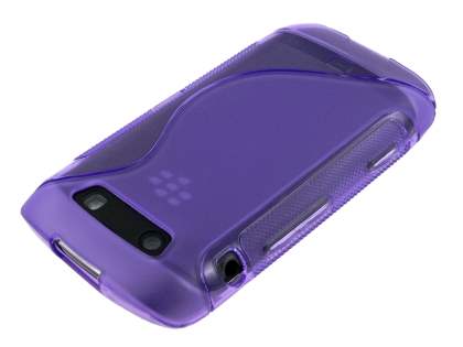 Wave Case for BlackBerry Torch 9860 - Frosted Purple